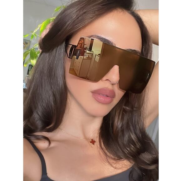 NEW Dior 30Montaigne M1U Oversized Sunglasses Bronze Mirror - Picture 1 of 8